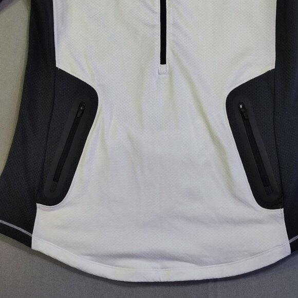 Under Armour ColdGear Reactor sweatshirt women's size L Fitted, black & white - Picture 3 of 10